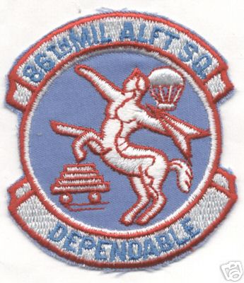 1970s 86th MILITARY AIRLIFT SQUADRON patch