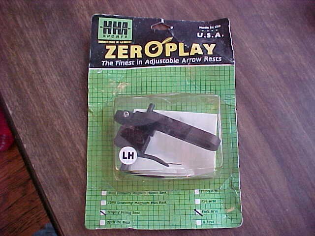 HHA Sports Zeroplay Left Handed Fork Arm Trophy Prong ARCHERY HUNTING ARROW REST