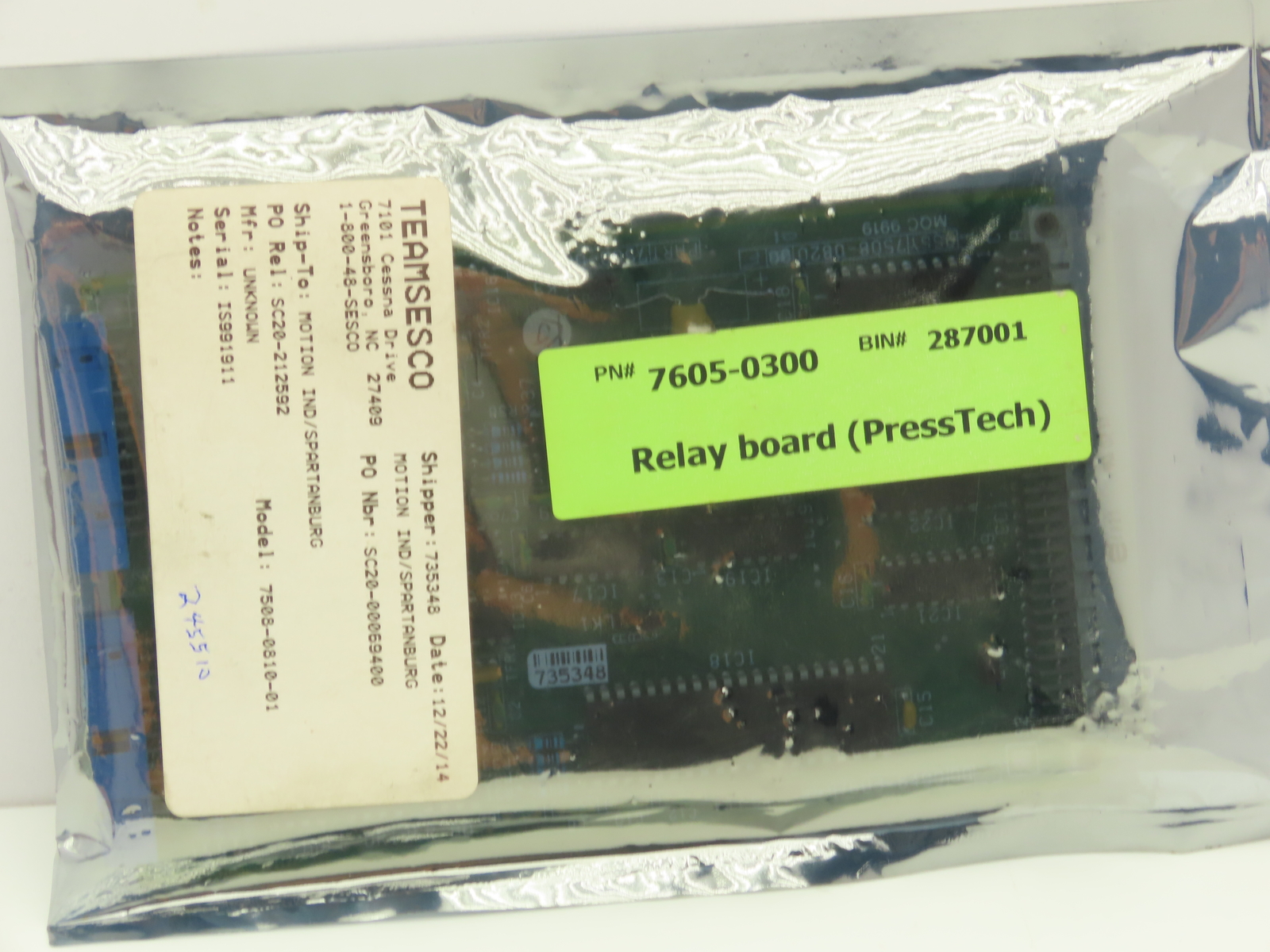 PressTech 7508-0820 7508-0810 Panel Driver Circuit Board