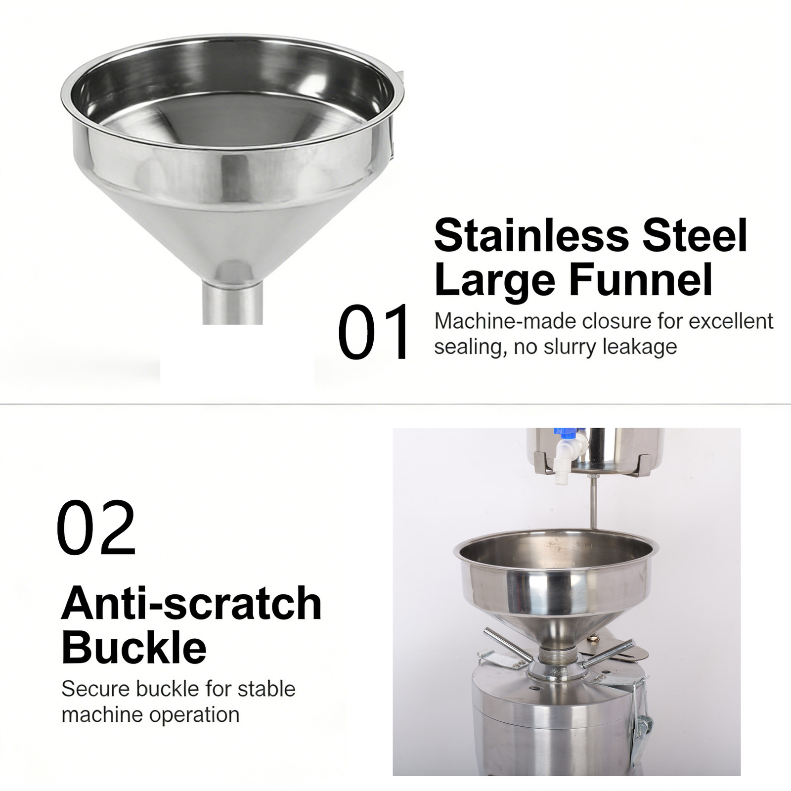 Stainless Steel Slag Separated Soybean Milk Maker Soybean Grinding Machine