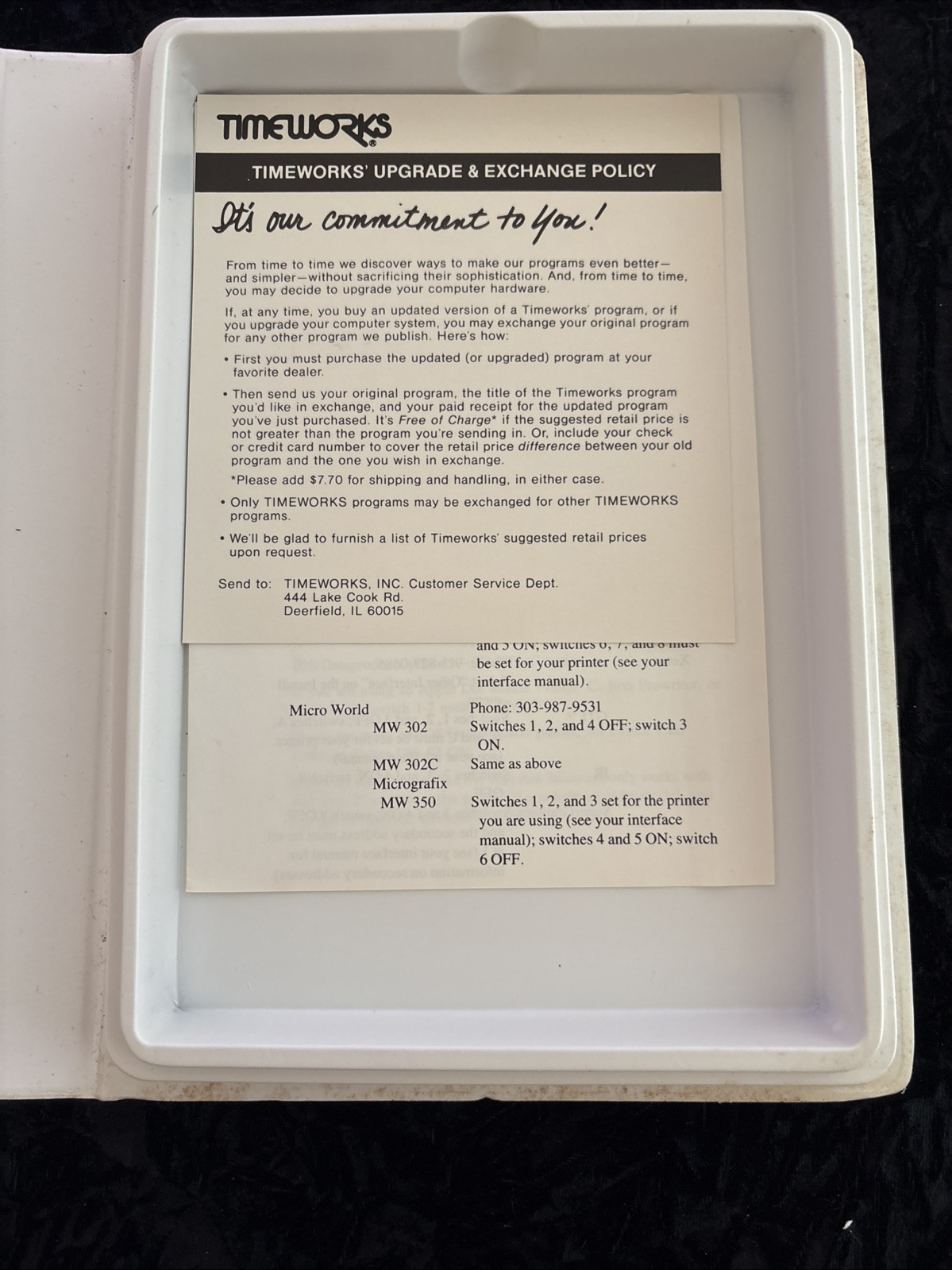 SwiftCalc 128 with Sideways | Timeworks 1983 | Commodore | Untested