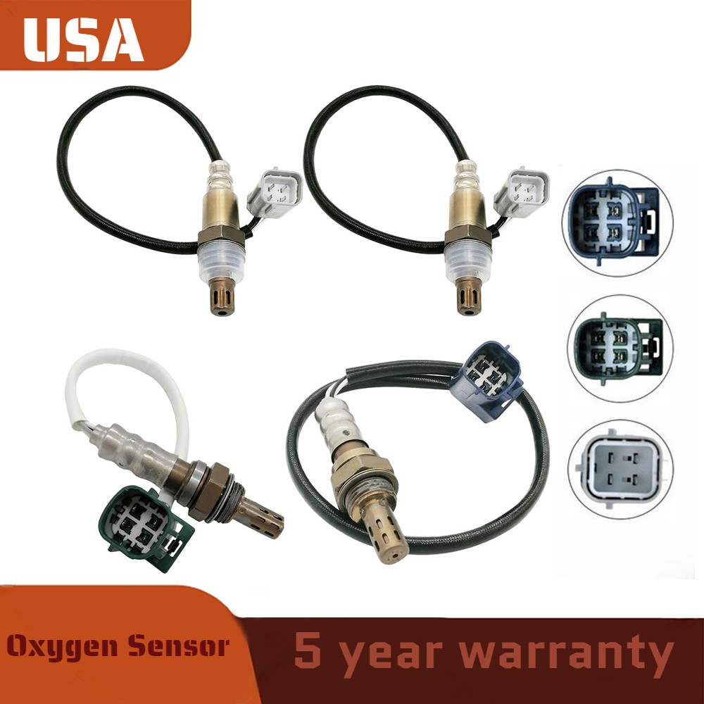 Set of 4 Oxygen Sensors Fit For Nissan Frontier 4.0L V6 2007 2008 2009 2010 USA