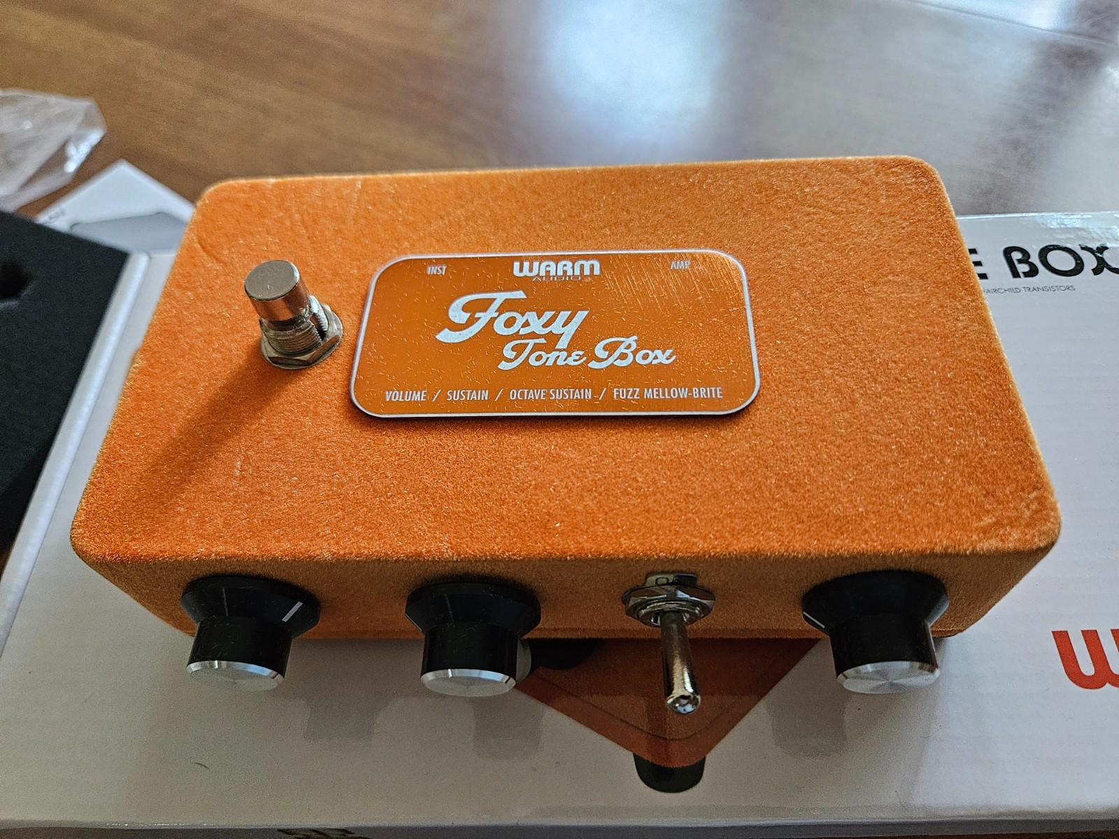 Warm Audio WA-FTB Foxy Tone Box Fuzz Guitar Effects Pedal - Orange