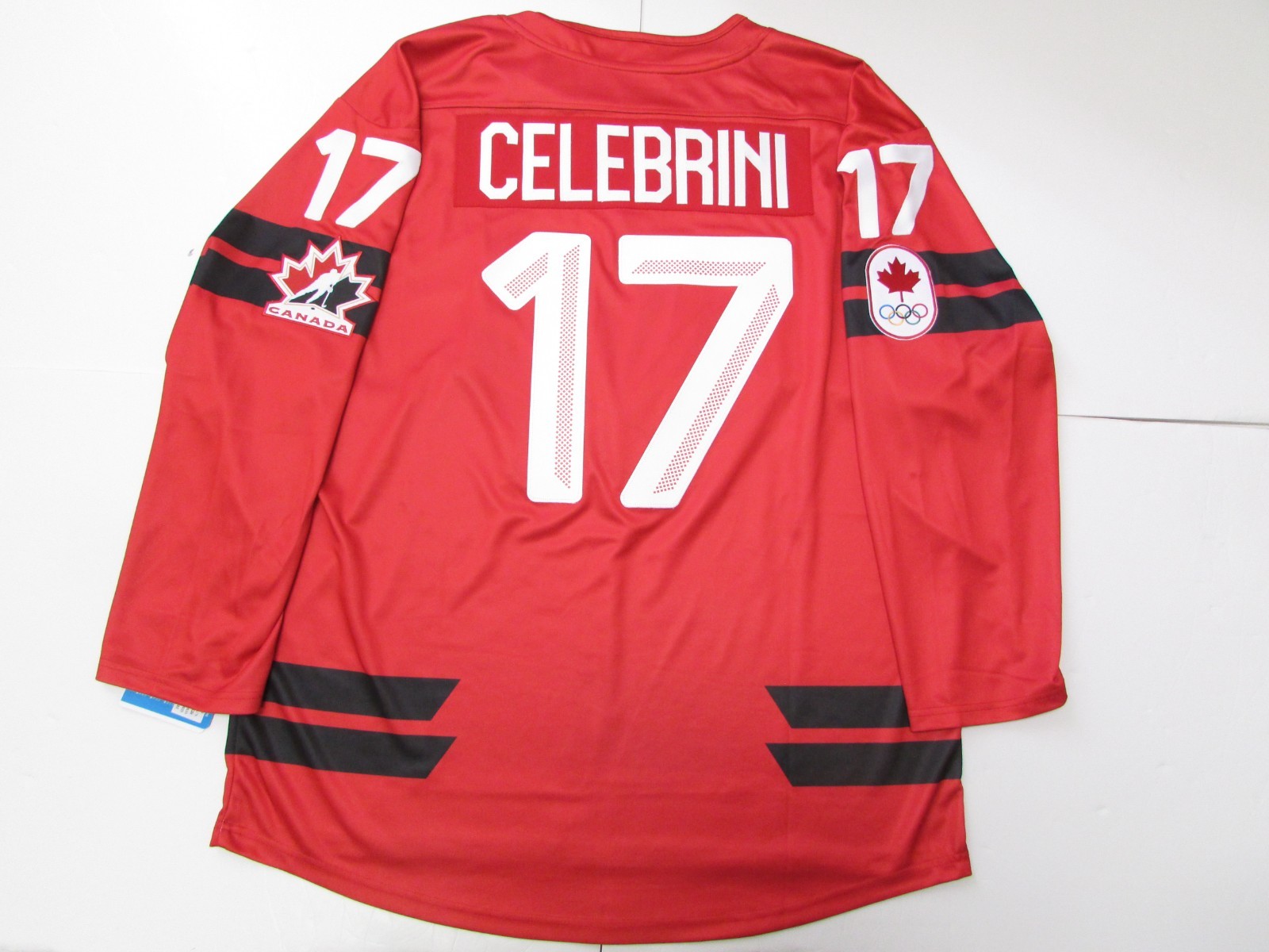 CELEBRINI HOCKEY CANADA 2026 MILAN OLYMPICS BAUER REPLICA HOCKEY JERSEY