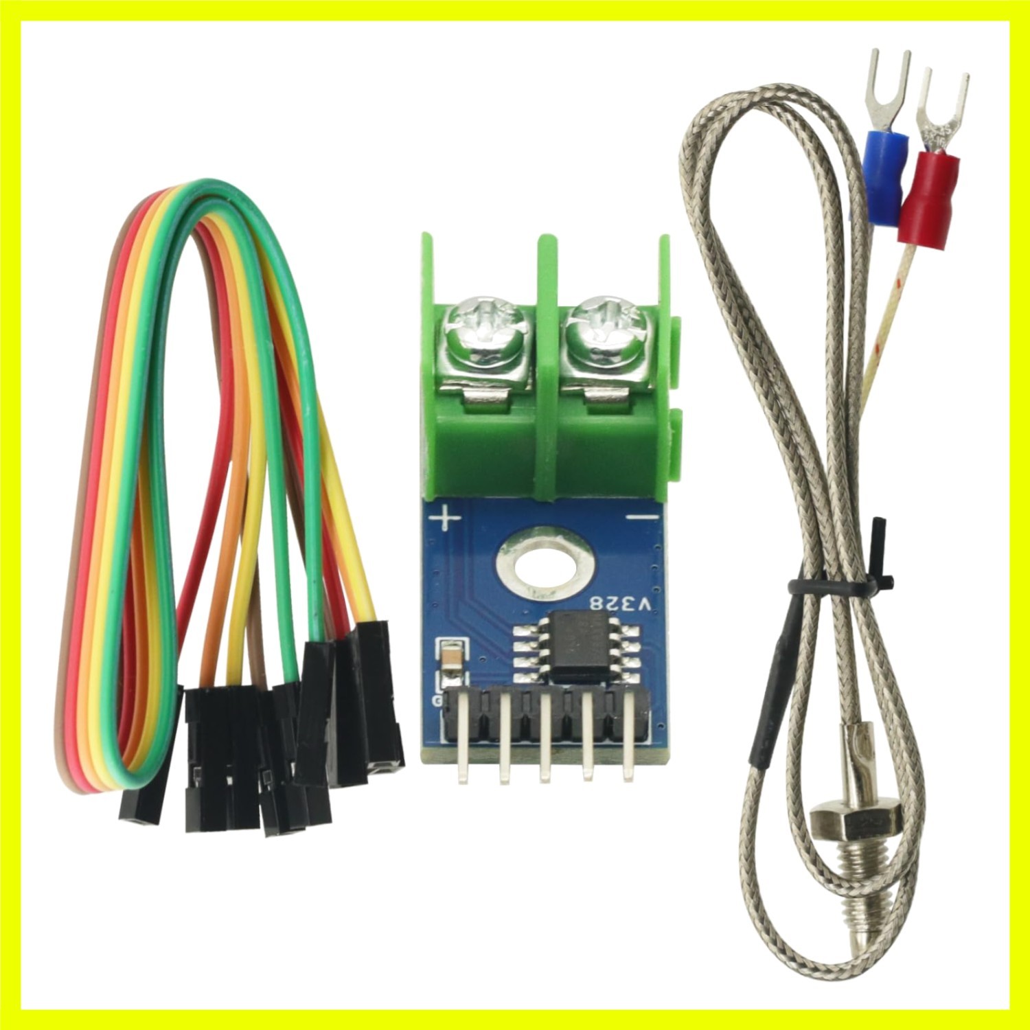 MAX6675 Module + K Type Thermocouple Thermocouple Sensor Temperature Degrees...