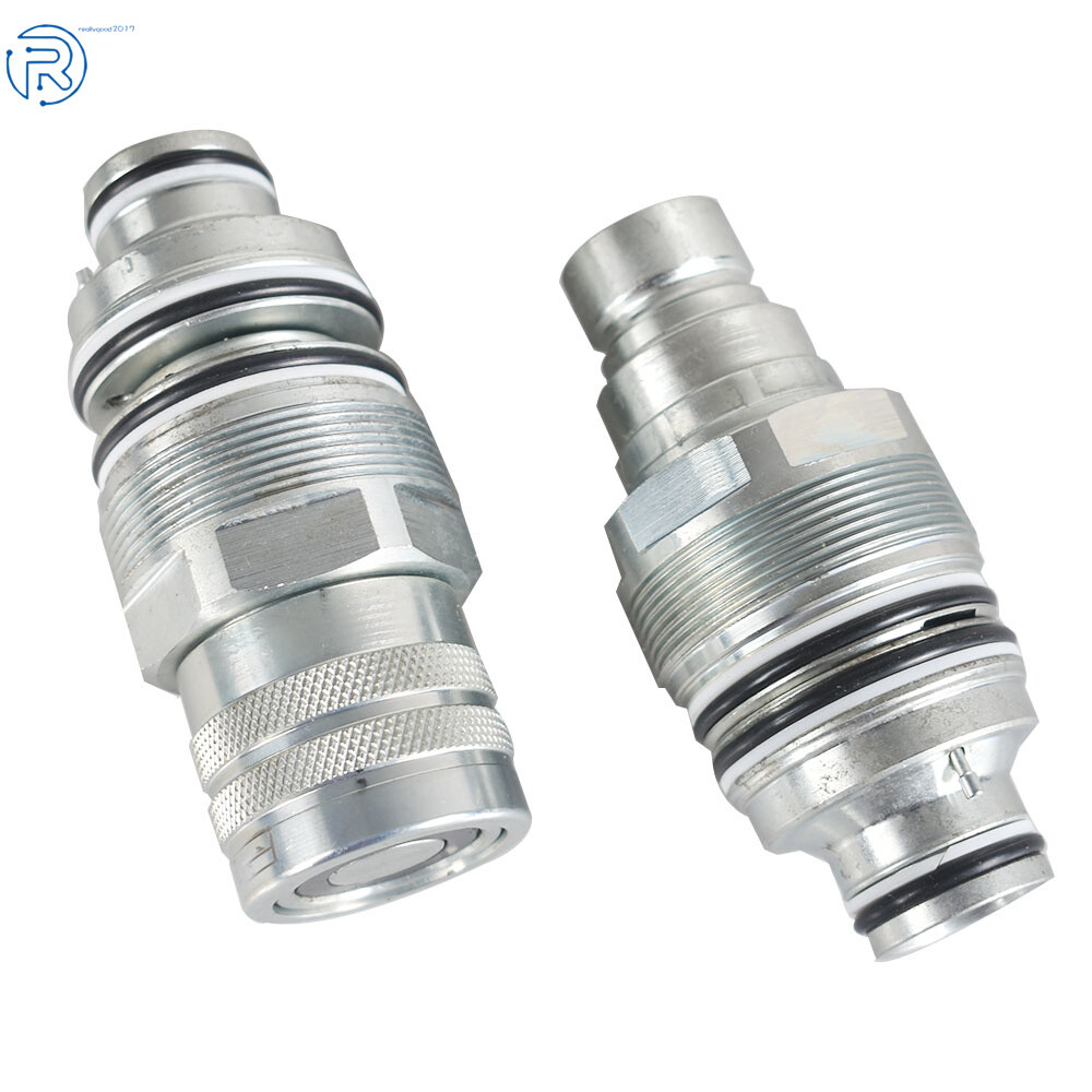 6679837 6680018 Male & Female Flat Face Coupler Kit For Bobcat T250,T300,T320