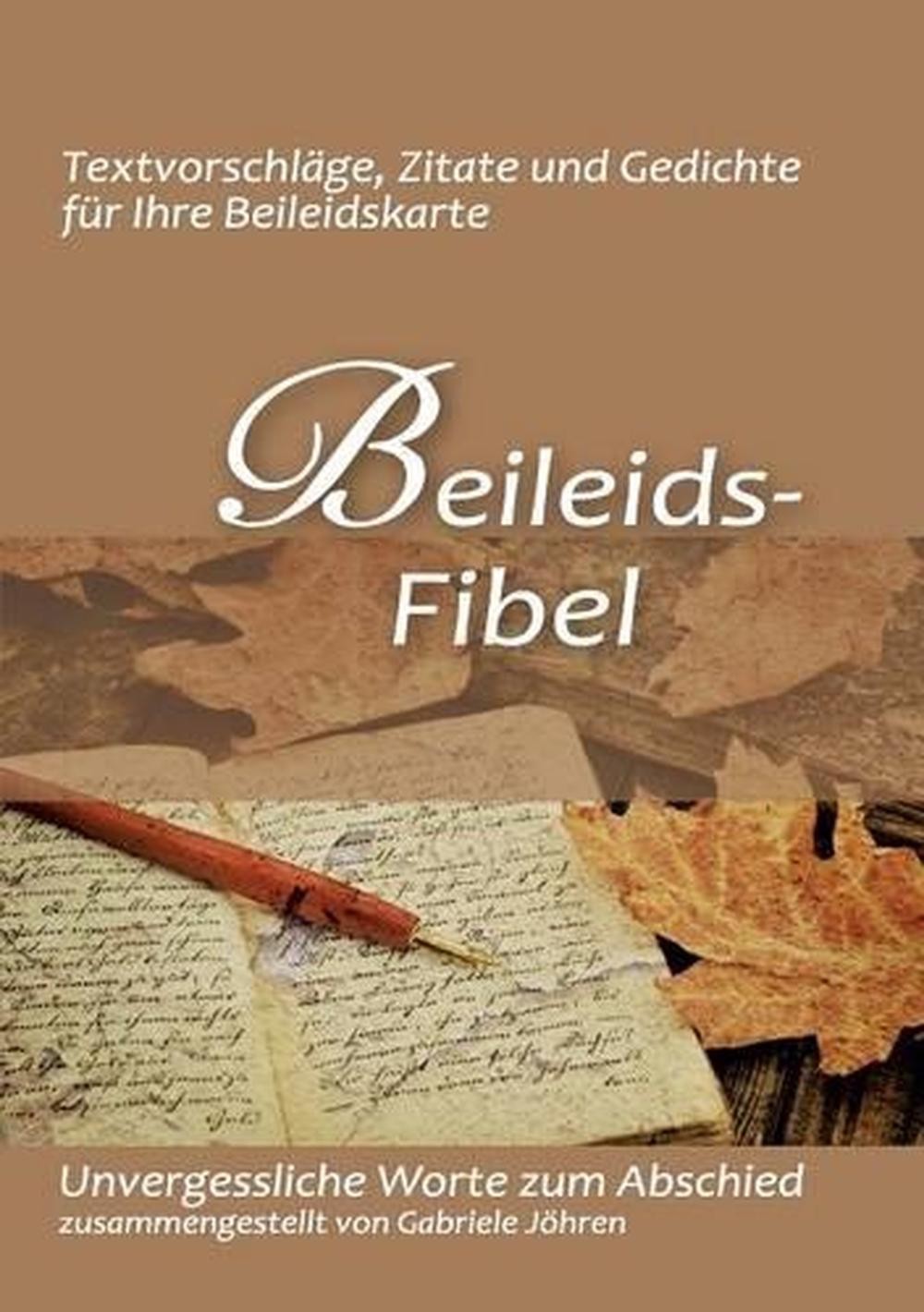 Beileidsfibel by Gabriele Johren (German) Paperback Book