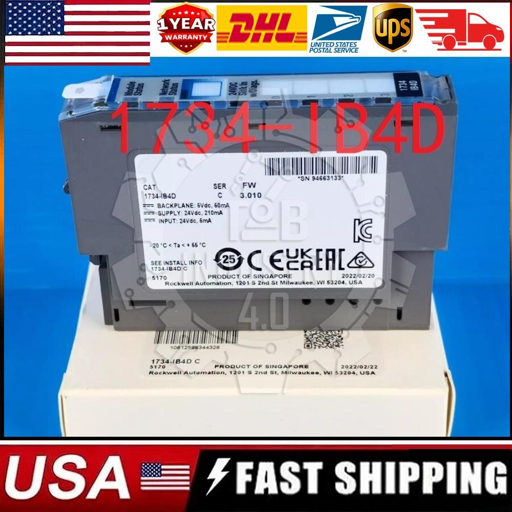 New Factory Sealed AB 1734-IB4D Point I/O 4 Point Digital Input Module