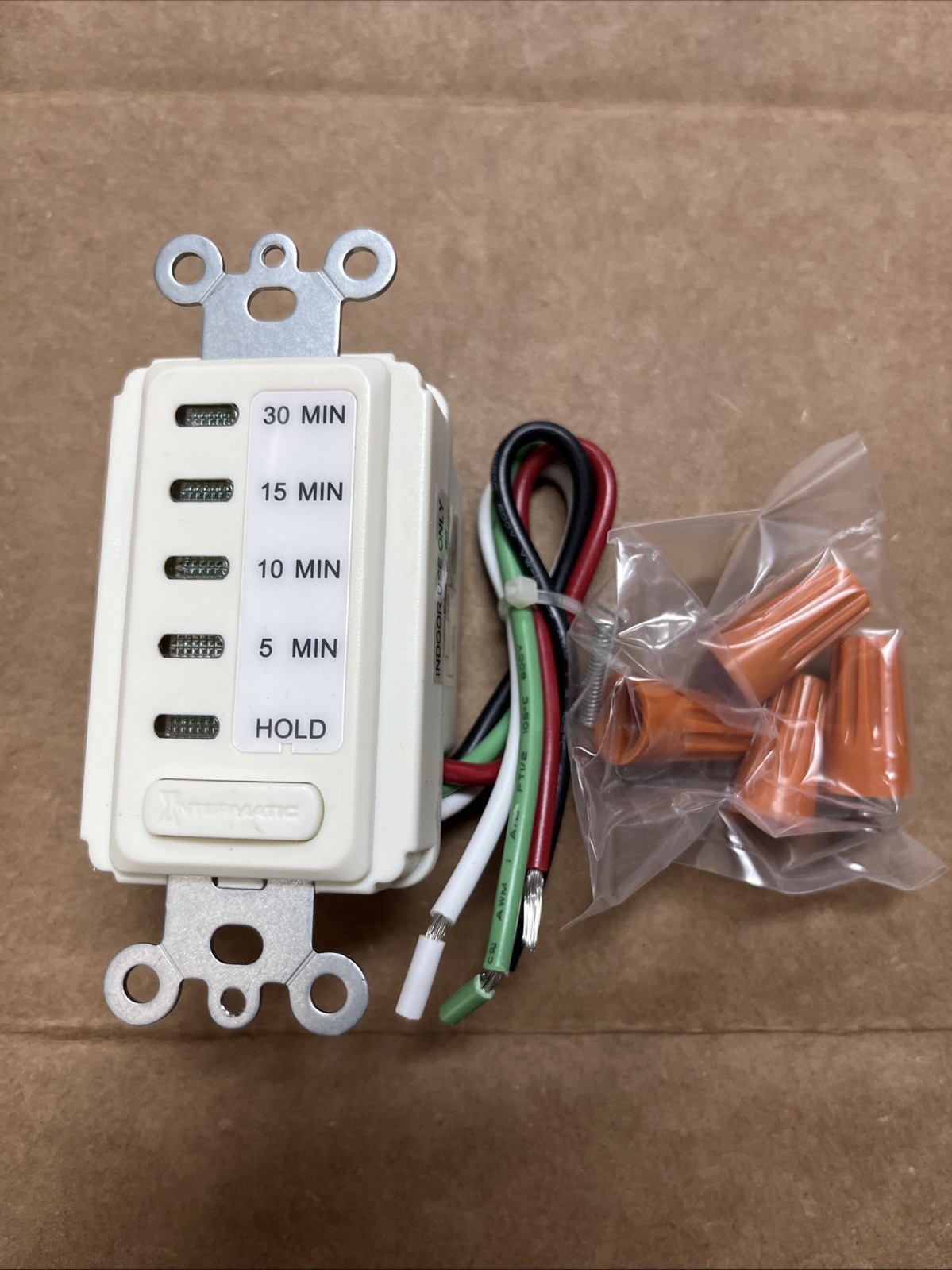 Intermatic 15 Amp 30-Minute Indoor In-Wall Electronic Countdown Timer with Prese