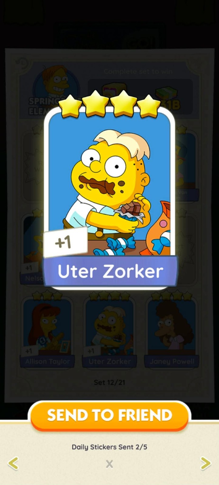 MONO GO 4 STAR STICKER WITH THE NAME OF UTER ZORKER WITH🔥SUPERFAST SENDING🔥