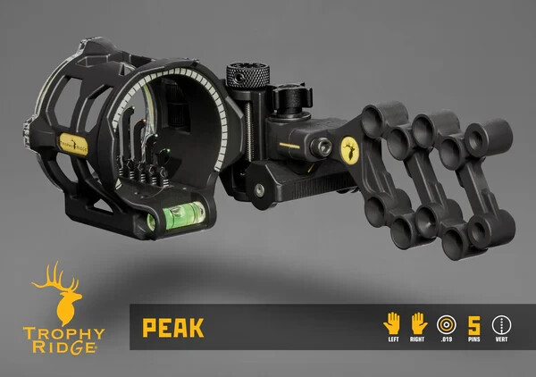 Trophy Ridge 5-Pin Left Hand Peak Sight