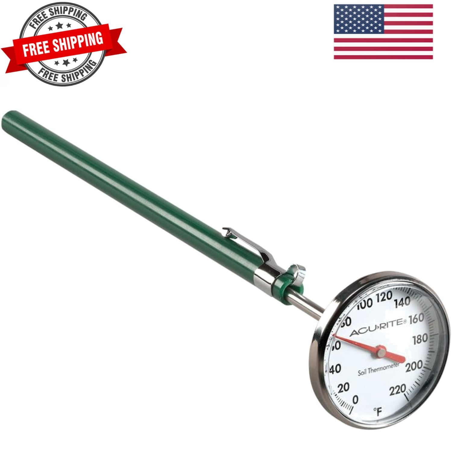 00661 Stainless Steel Soil Thermometer