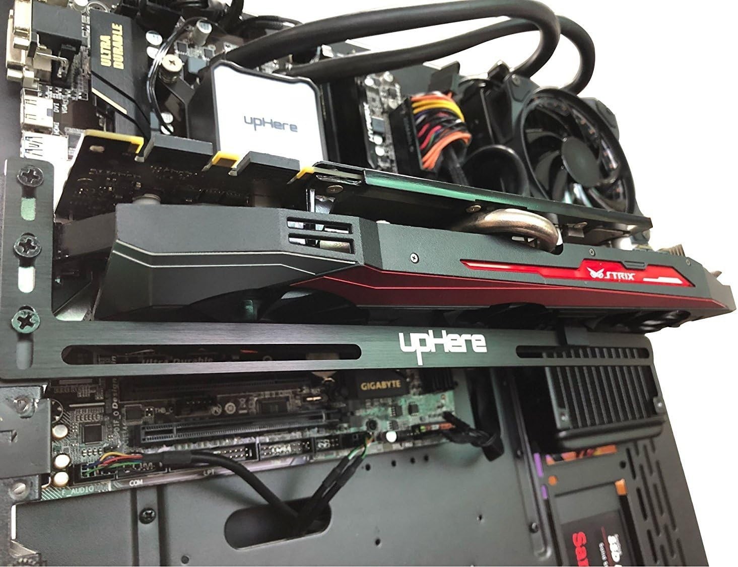 Sturdy GPU Support Bracket for Custom Desktop PCs - Adjustable & Lightweight