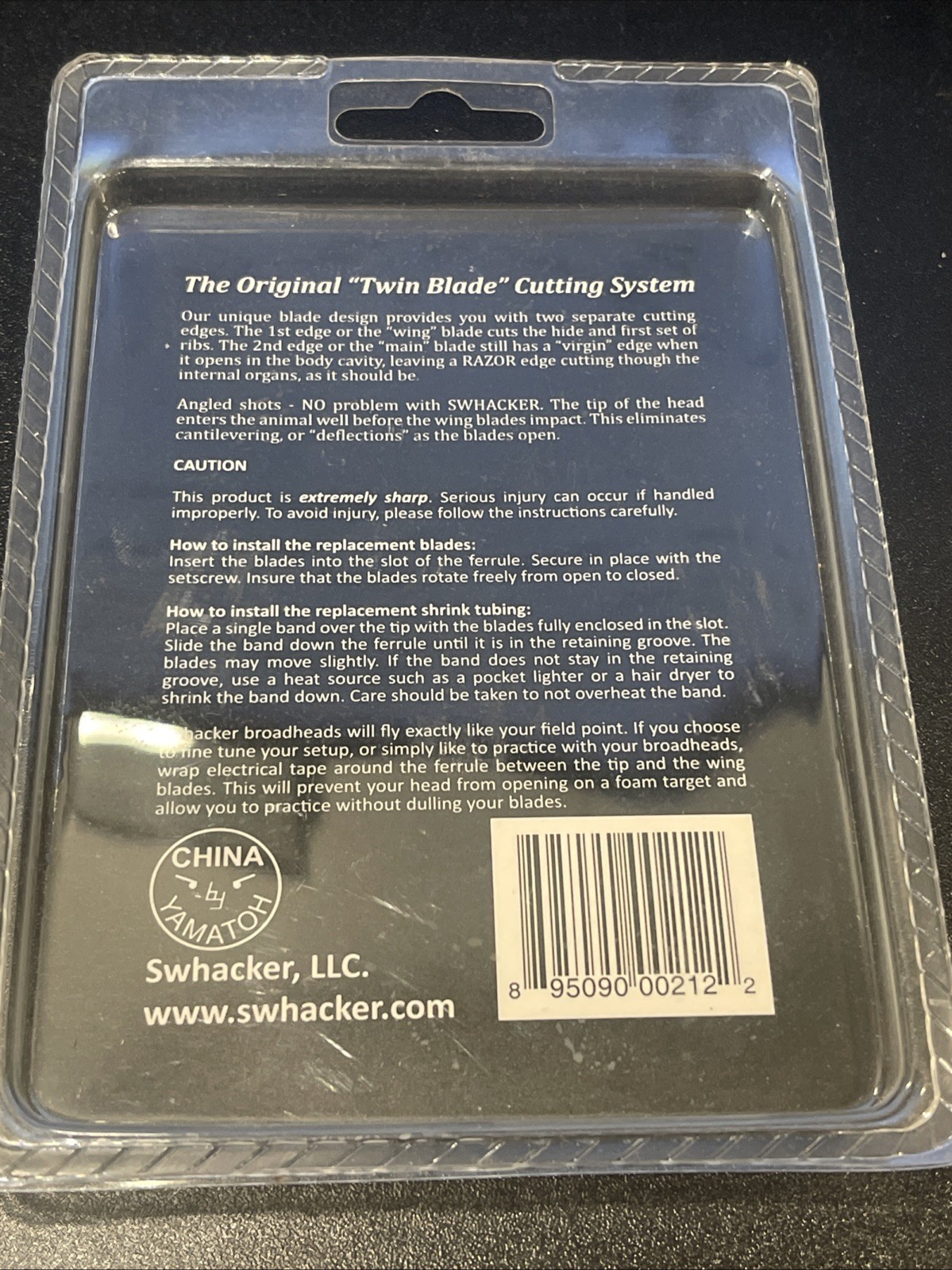 Swhacker 100 Grain Blade Sets- 6 Replacement Blades
