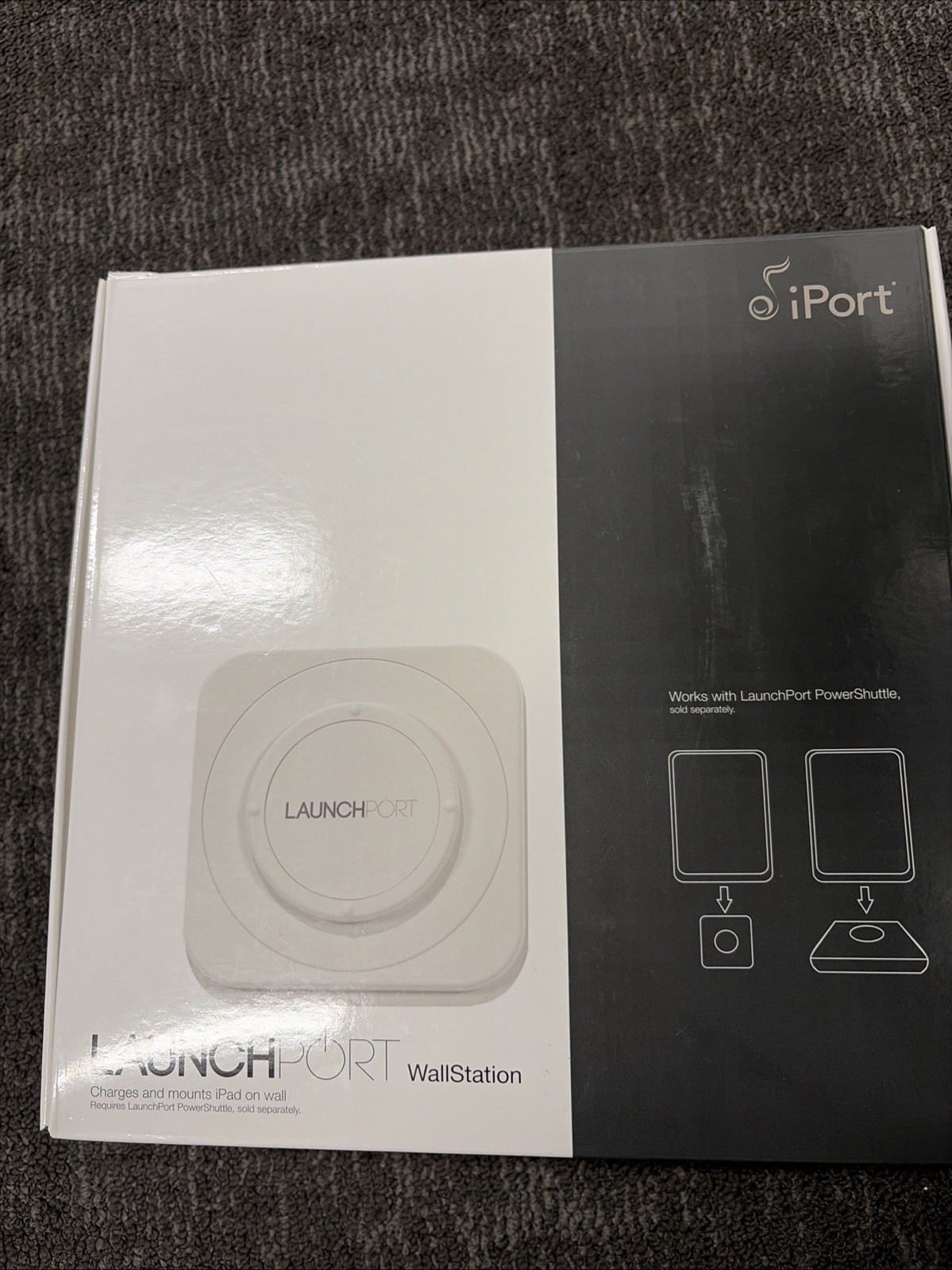 iPort Launchport Wall Station Ipad Charging Mount (Only) in White Model 70142