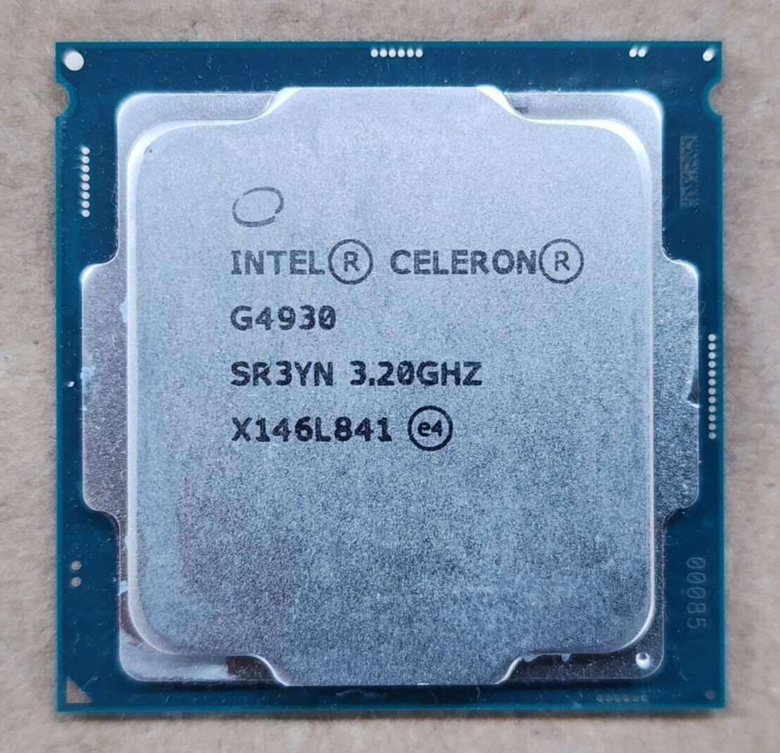 Intel Celeron G4930 3.20GHZ Dual-Core 2MB Cache CPU SR3YN