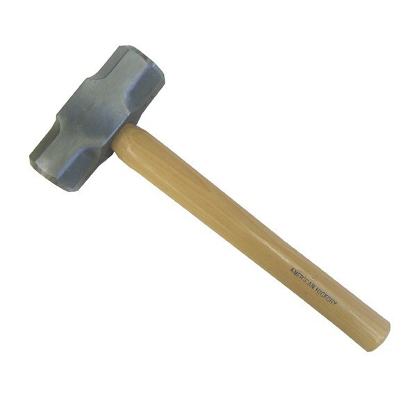 10-Lb Sledge Hammer with 16" AMERICAN Hickory Handle, HMSL-10SP