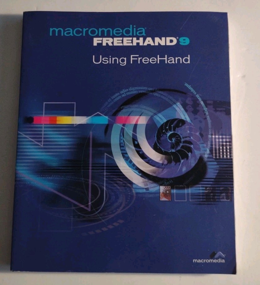 Using FreeHand Macromedia Freehand 9 Softcover Manual Book with CD. Paperback