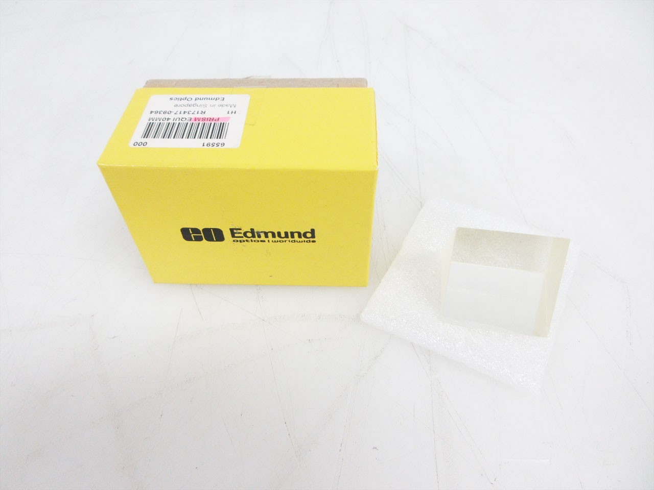 EDMUND OPTICS 65-591 40 mm N-SF11 UNCOATED EQUILATERAL PRISM
