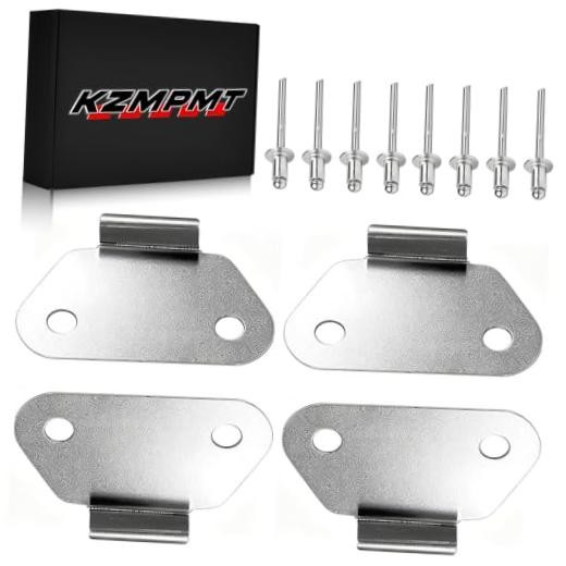 Saddlebag Lid Wear Plates Strike Plates for Harley Touring 1993-2013 | Fits