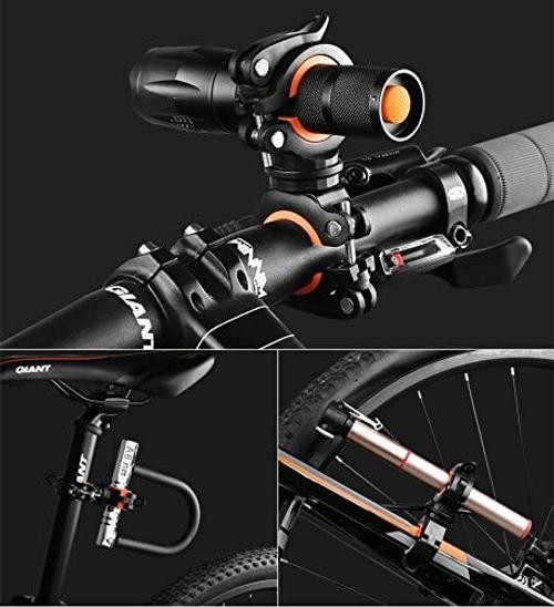 [2 Pack] Flashlight Holder, Mount Bicycle Mounting Bracket Flashlight Holder