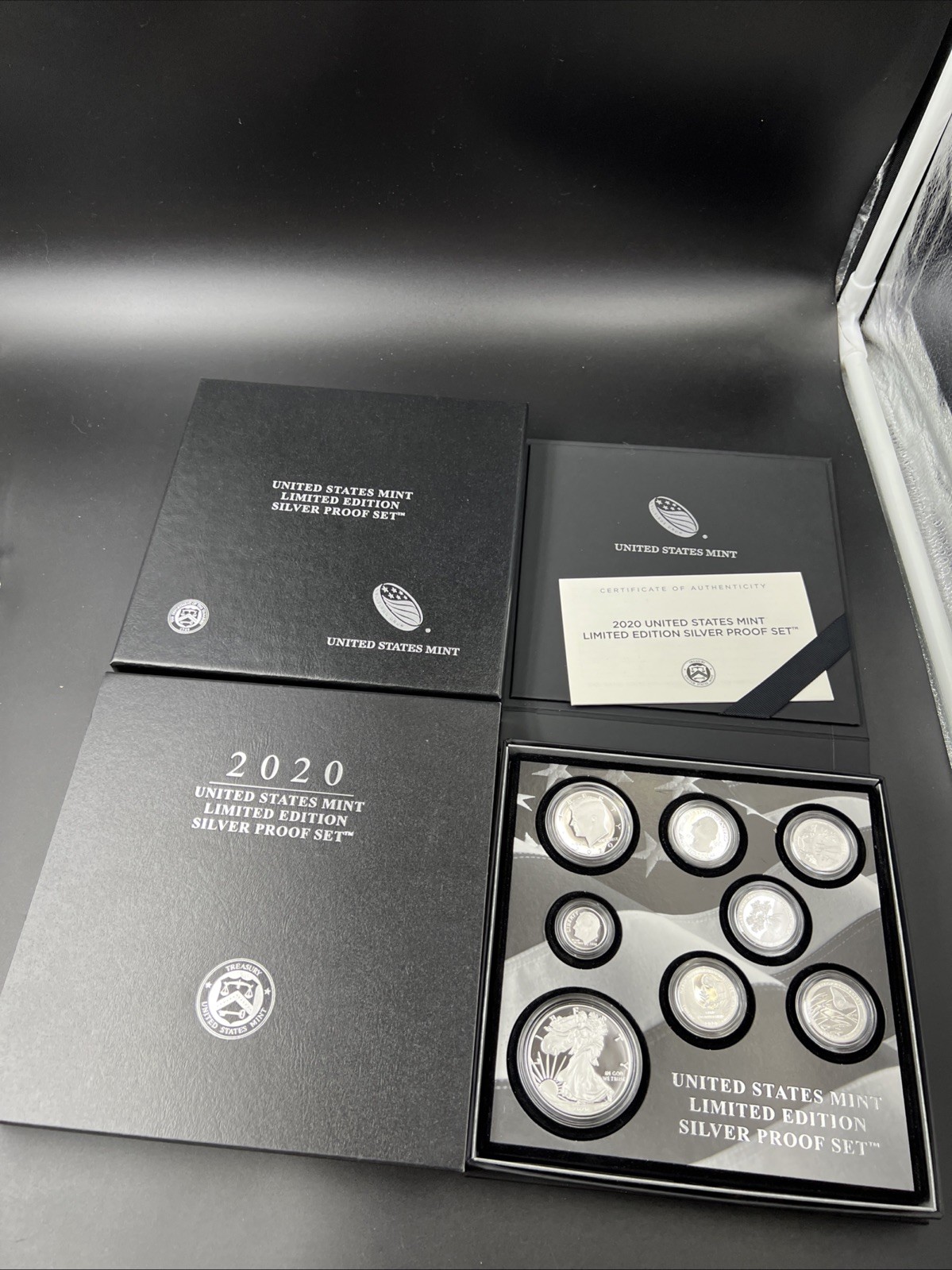 2020 Limited Edition US Silver Proof Set Complete w/ Box COA