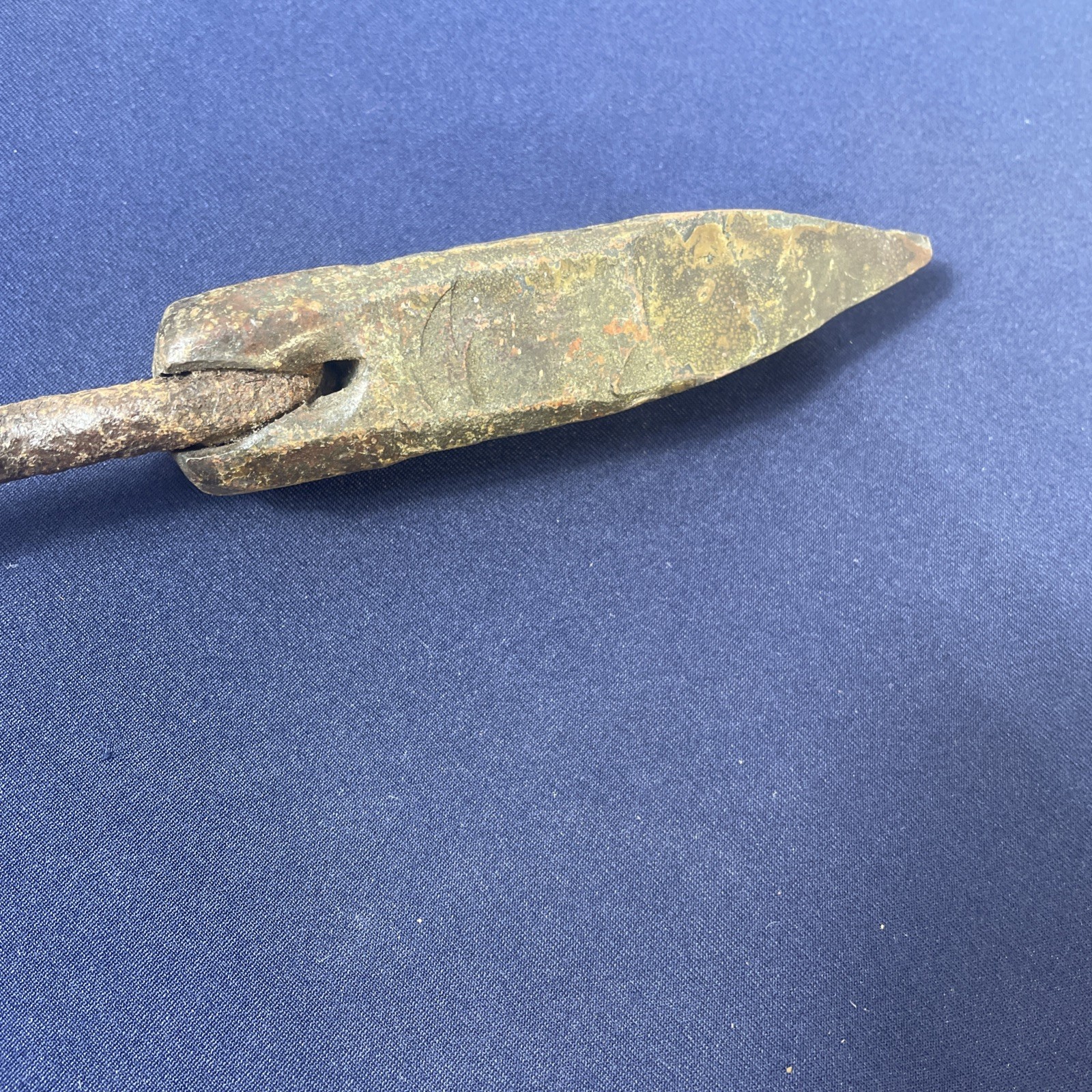 LARGE OLD ANTIQUE COPPER SOLDERING IRON