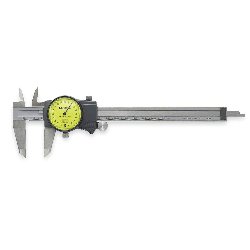 MITUTOYO 505-730 Caliper,Dial,0-150 Mm 4LA81