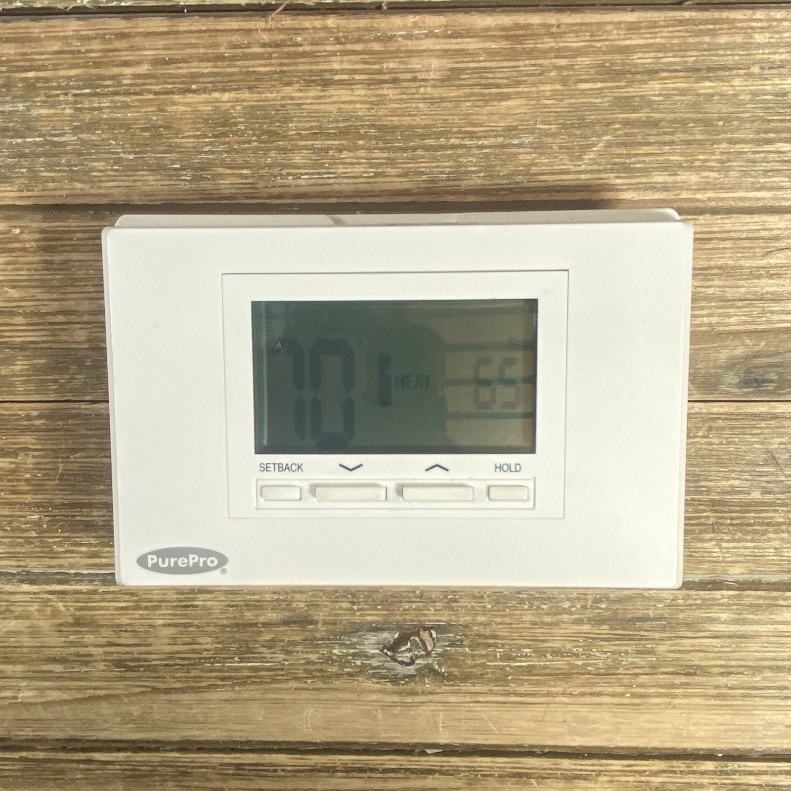 PurePro DP722U 7 Day Digital Programmable Thermostat, Heat/Cool