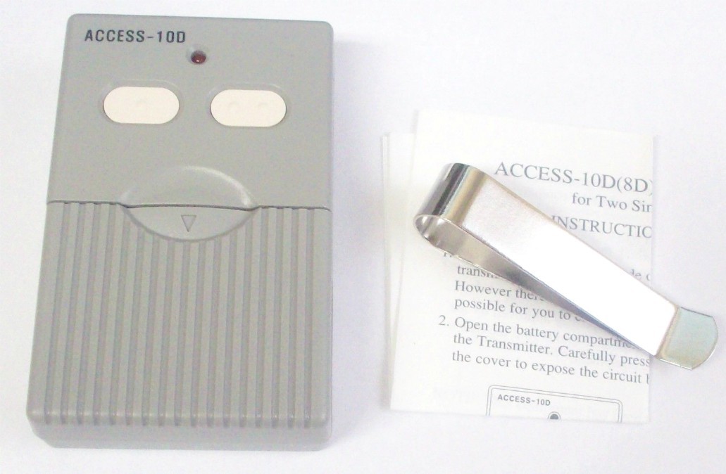NEW Access-10D Garage Gate Door 2 Buttons Remote Control Opener 10 Pins Digits