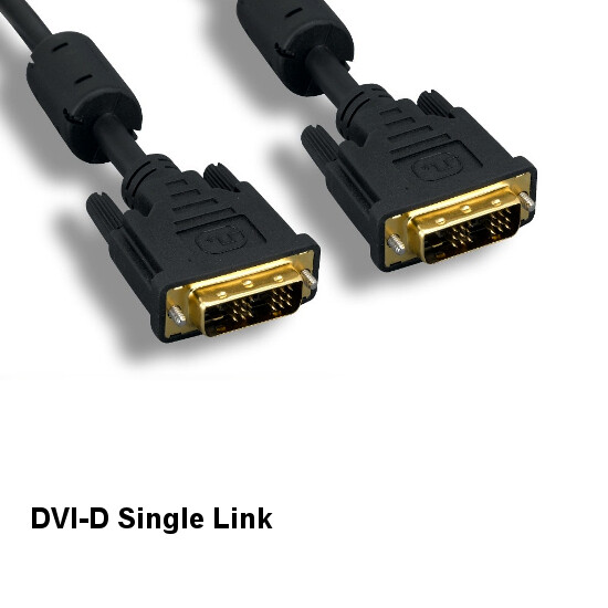 KNTK 15ft DVI-D 18+1 Cable Digital Single Link 28AWG 4.95Gbps TV Display Video
