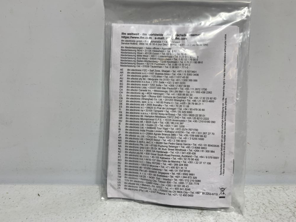 IFM E70587 Flat Cable IDC Connector 32V 3A