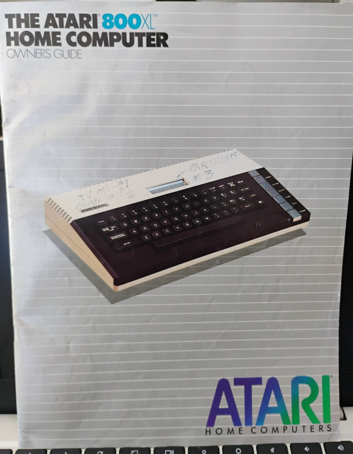Atari 800XL Home Computer Owner's Guide 400/800/XL/XE - Used