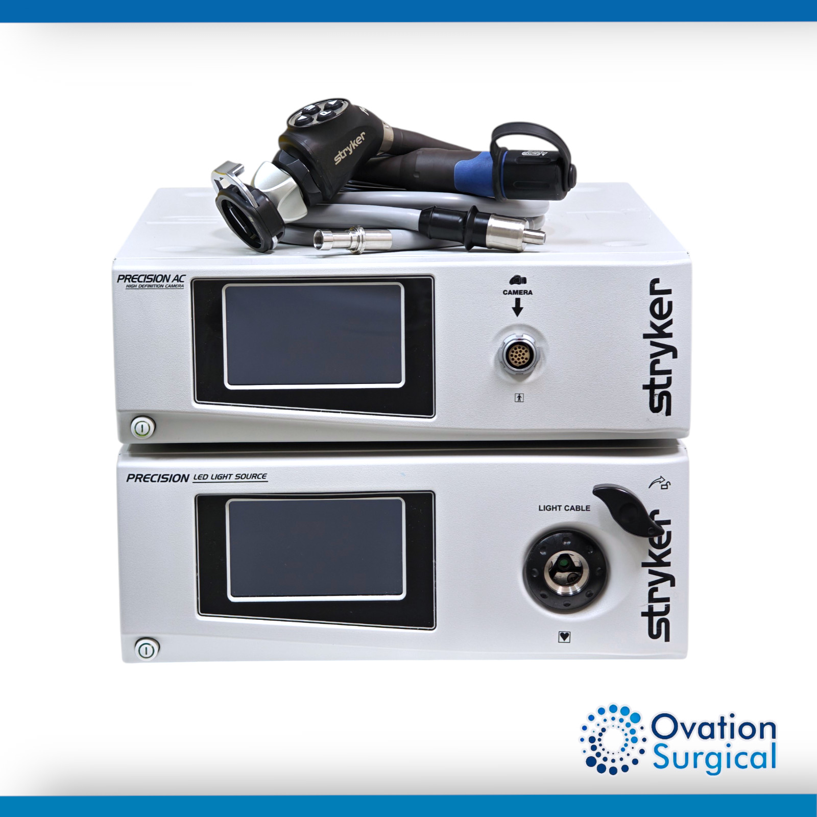 Stryker Precision AC Camera System & Light Source with Autoclavable Camera Head