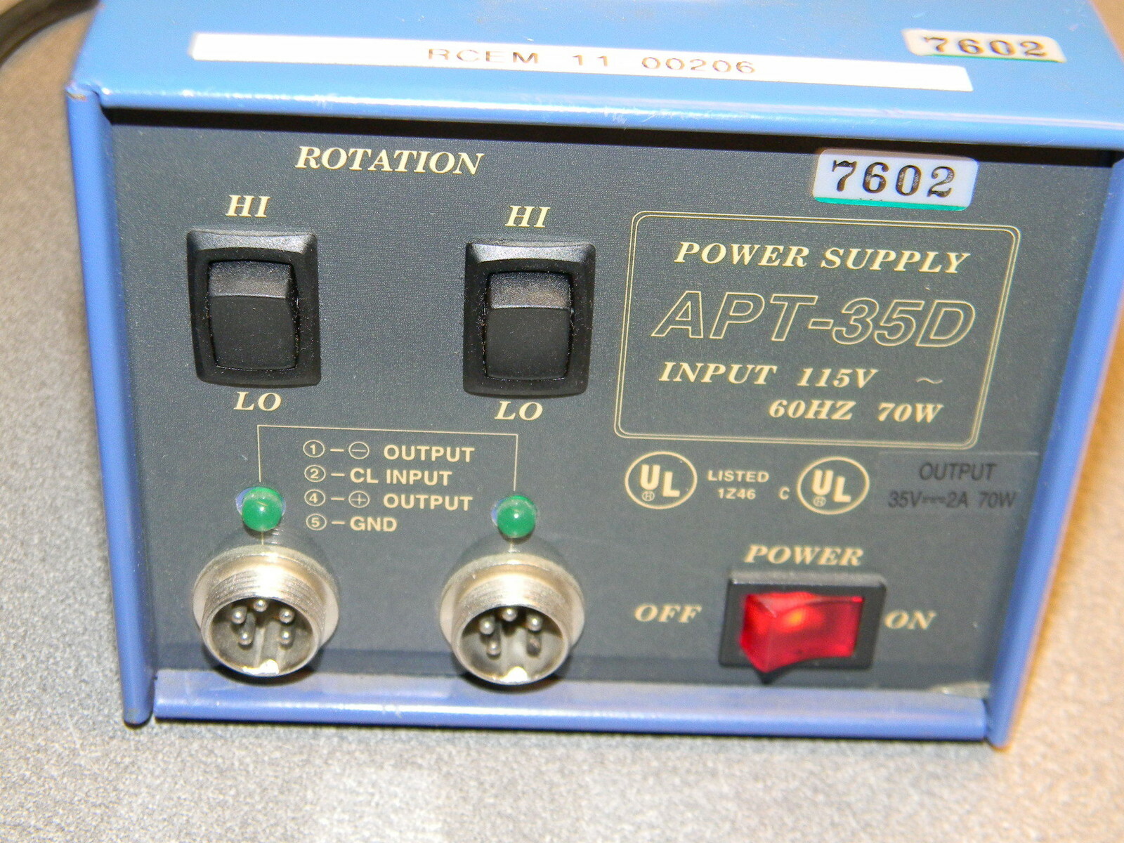 ASA APT-35D for ASA-2000 / ASA-3000 / ASA-4000,  Output Voltage 35V / 25V 2 Ch.