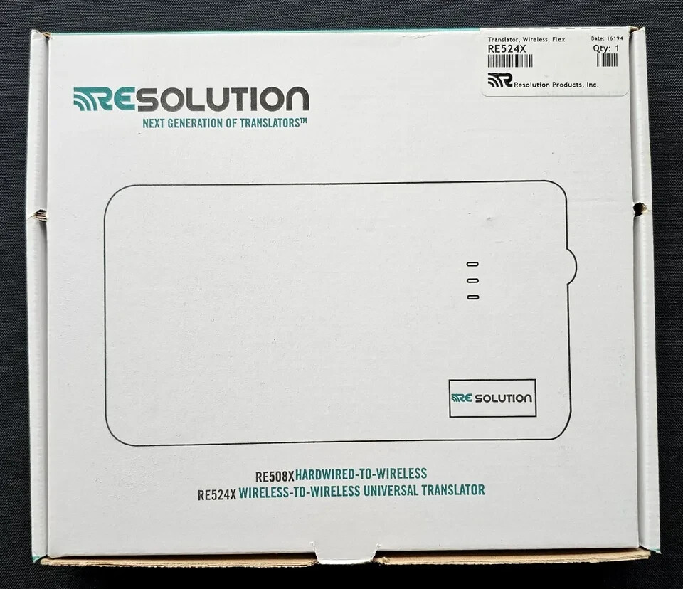 New Resolution RE524X Universal Wireless To Wireless Translator Works With Alula