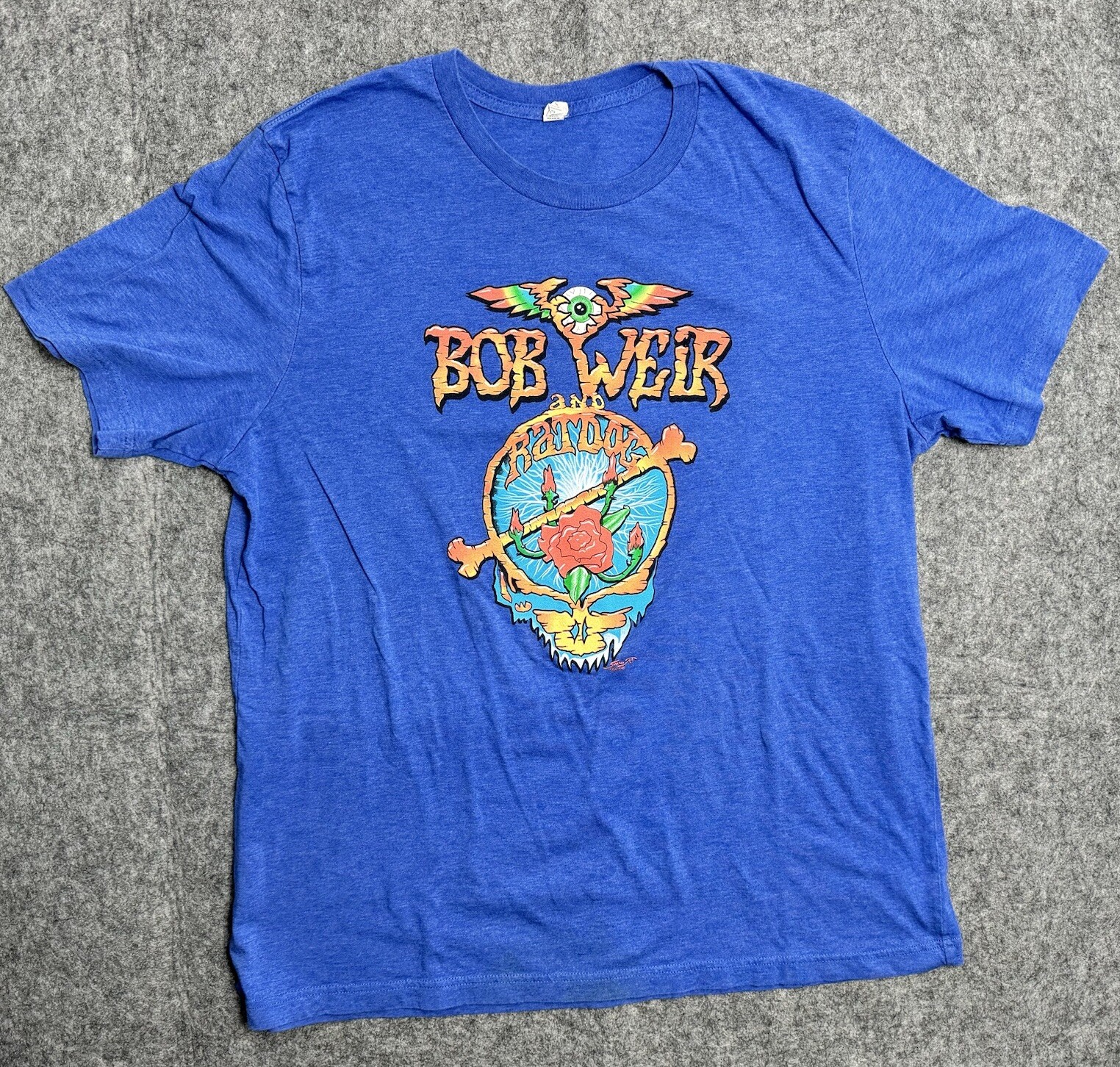 2014 Bob Weir Ratdog men's size 2XL XXL Blue Grateful Dead T Shirt Band Music