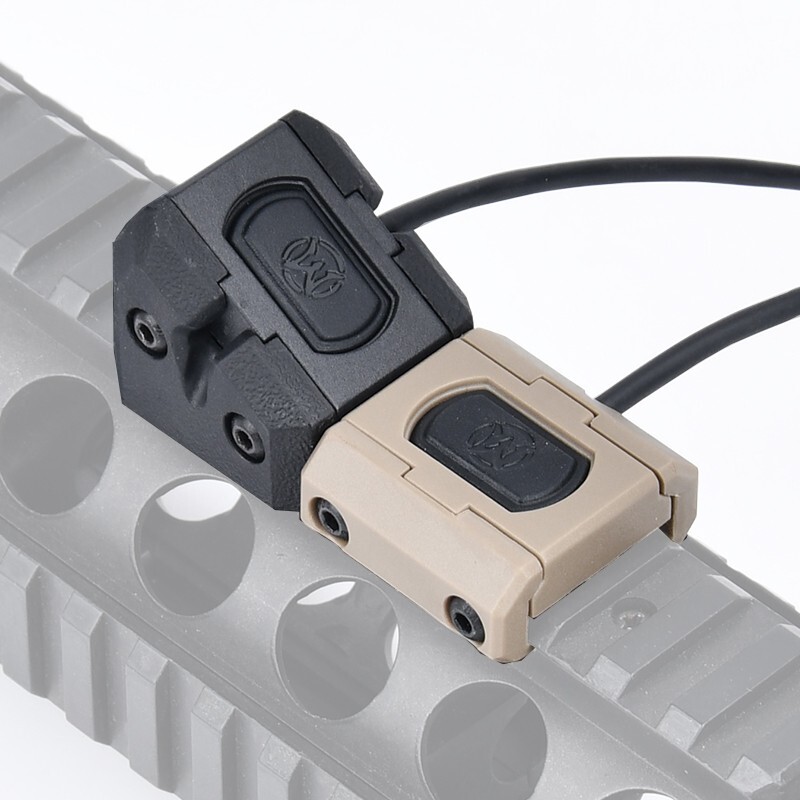 Tactical Light Remote Pressure Switch Button For SF Hunt Light PEQ15 NGAL Laser