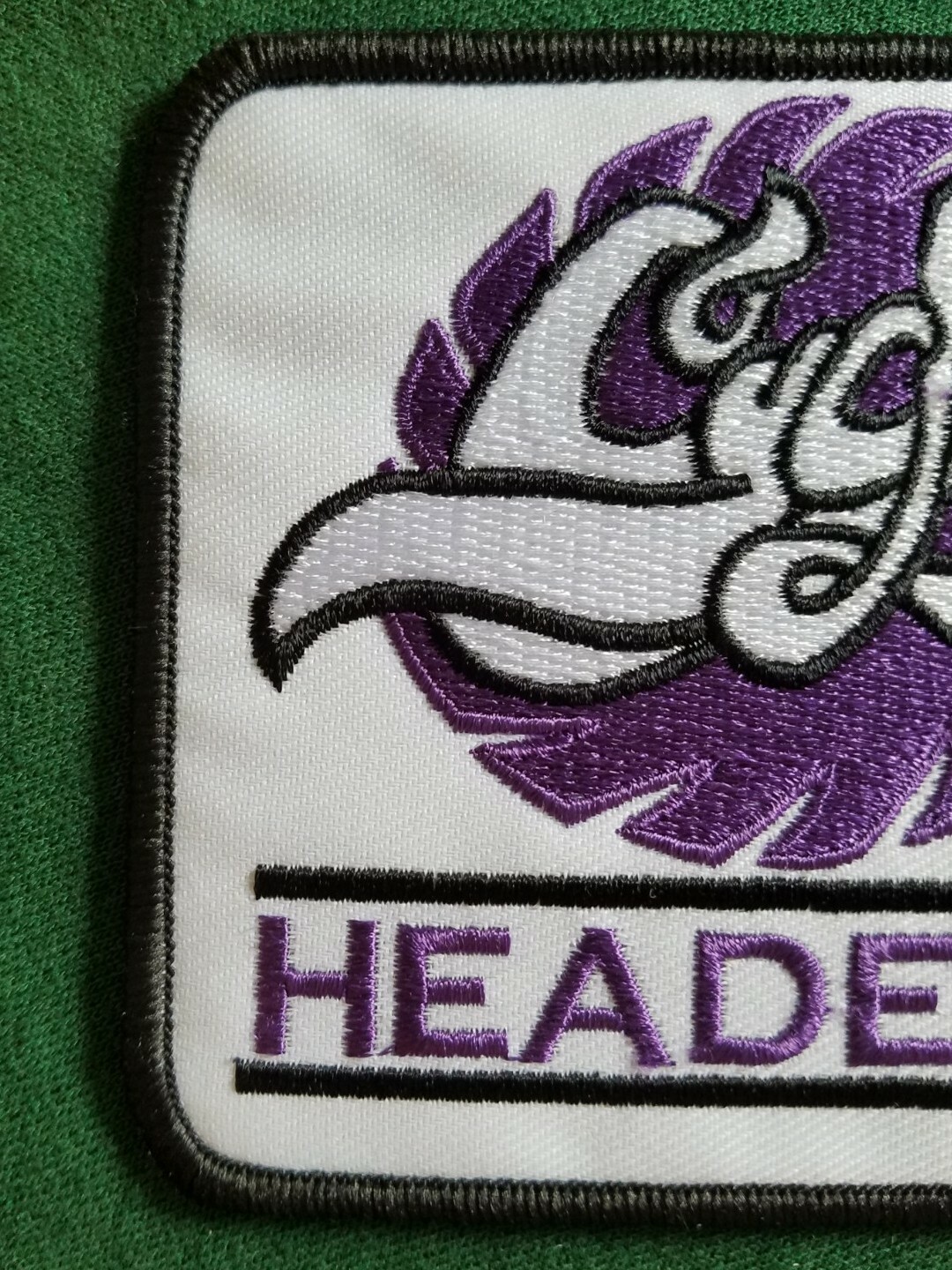 Vtg CYCLONE HEADERS HOT ROD Muscle Car Auto Theme Patch