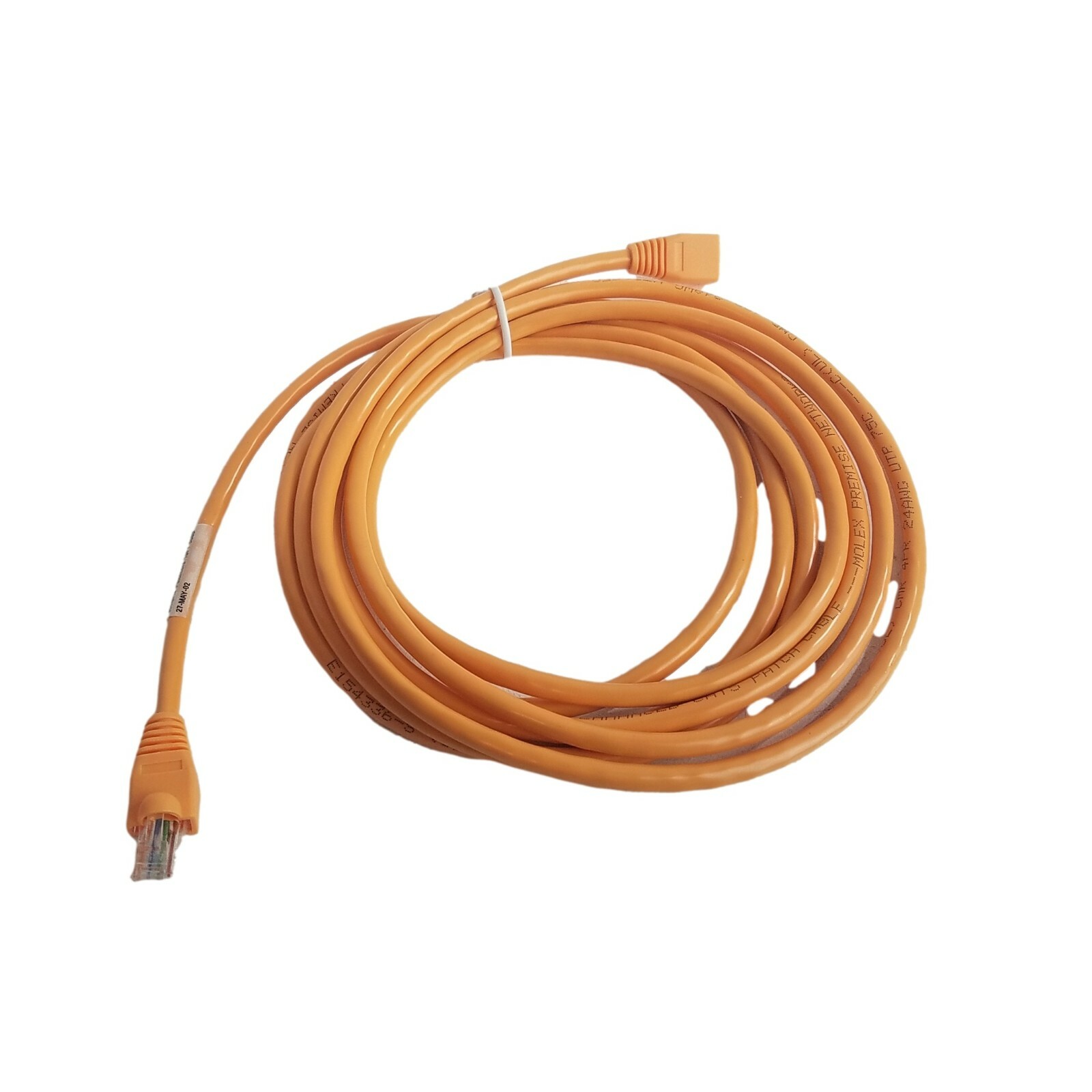 Molex Ethernet Cable Assembly PCD-00042-0N Orange 10 ft.