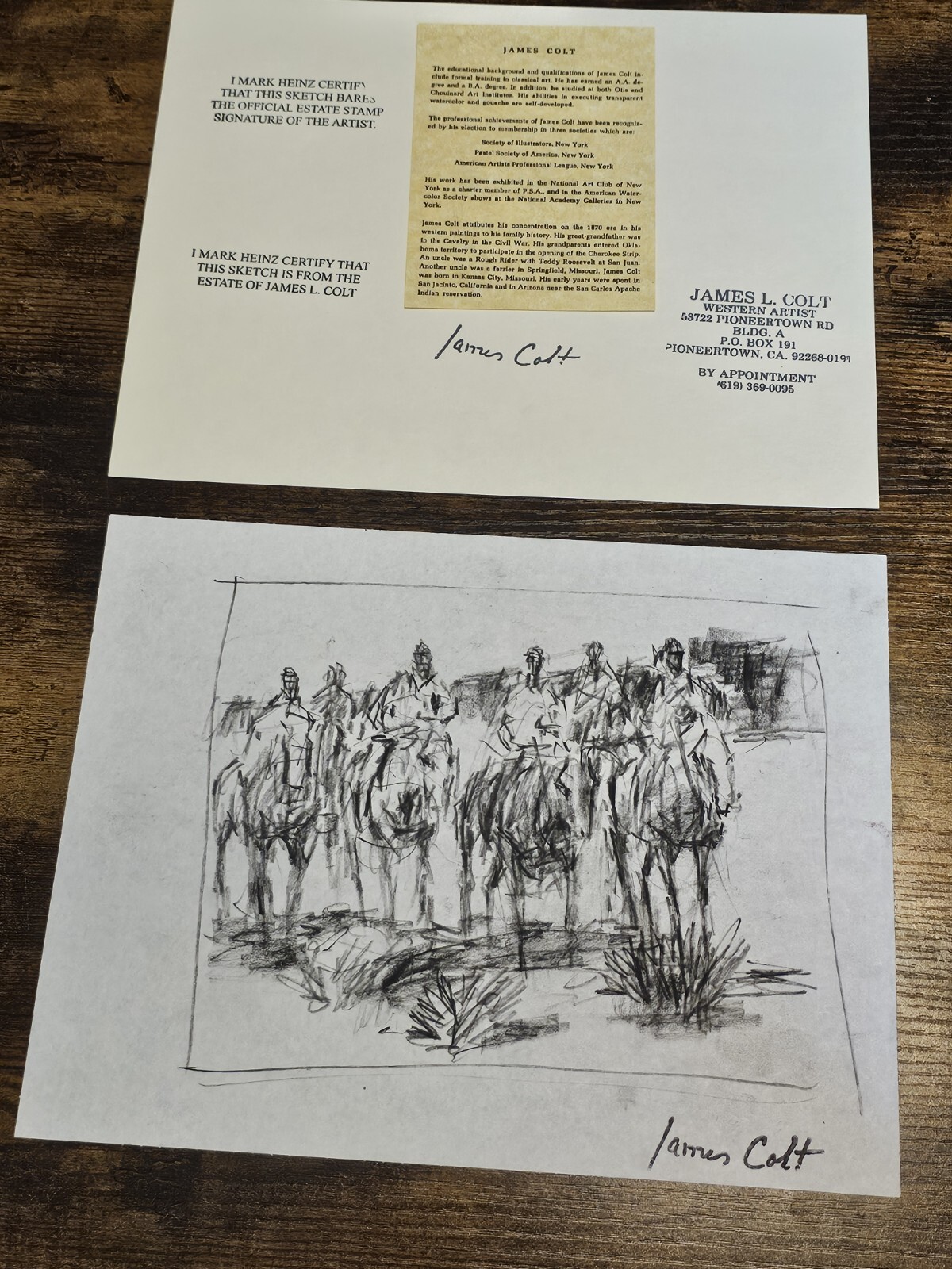 James Colt Western Cowboys Sketching (77)