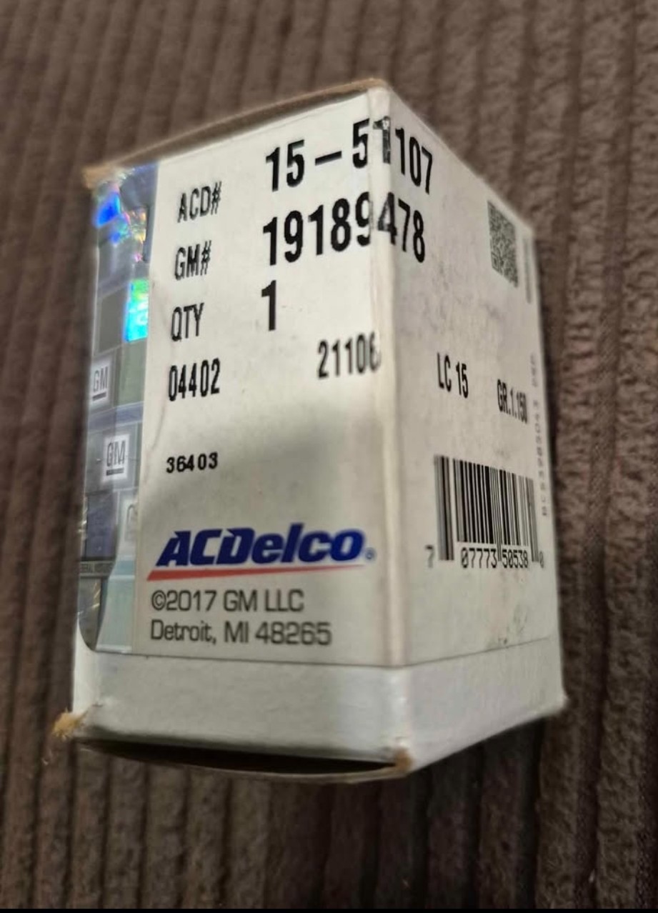 ACDelco GM Gold 15-51107 19189478 Engine Coolant Temperature Engine Shut Down