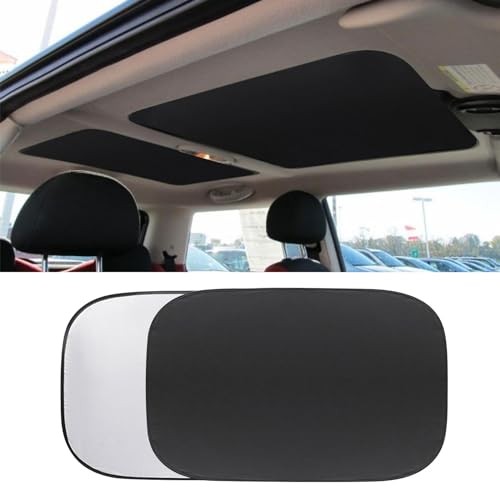 Sunroof Sunshade Compatible 2 piece 70*48cm(27.56*18.9 inch) sunroof style 01