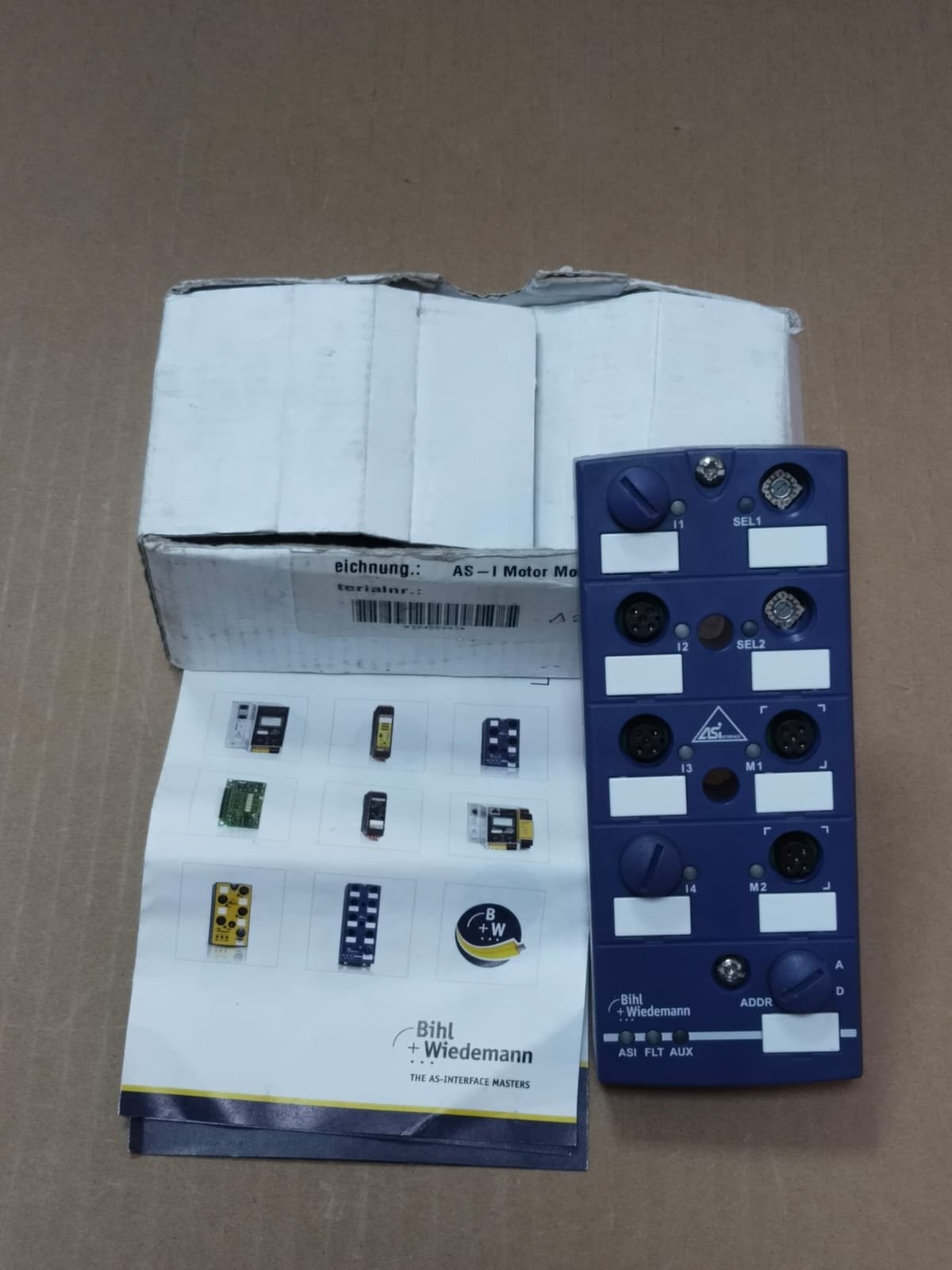 Bihl+Wiedemann BWU2766 AS-i Motor Module I O Module