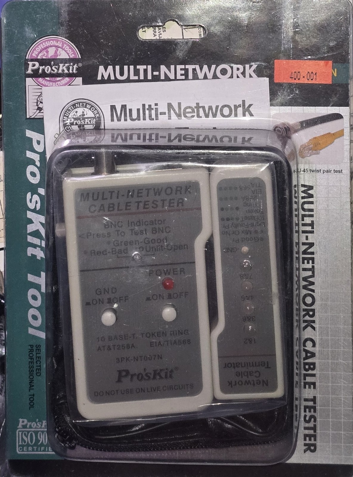 PROSKIT 3PK-NT007N MULTI NETWORK CABLE TESTER