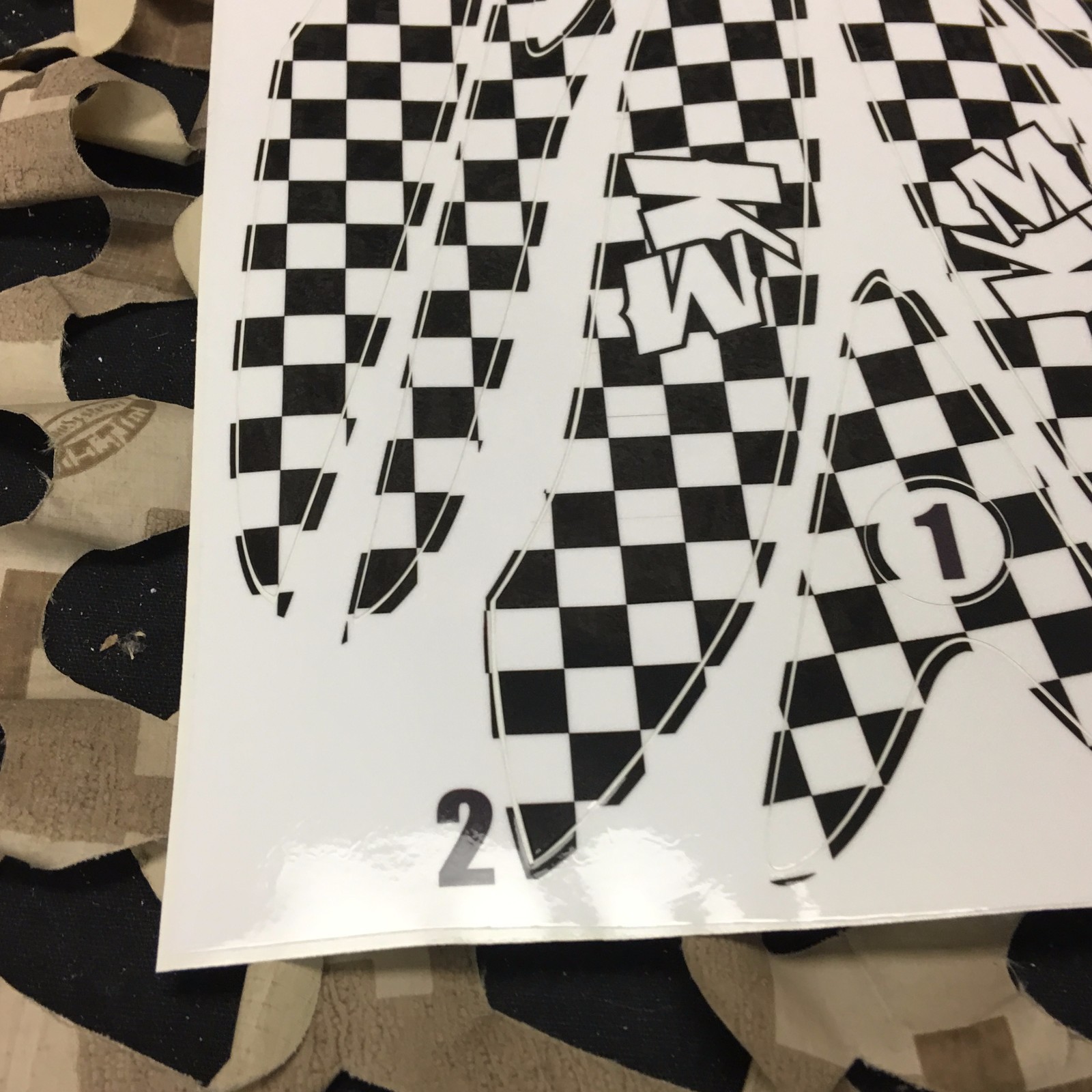 NEW KM Paintball Rotor Loader Wrap - KM Checkers Black