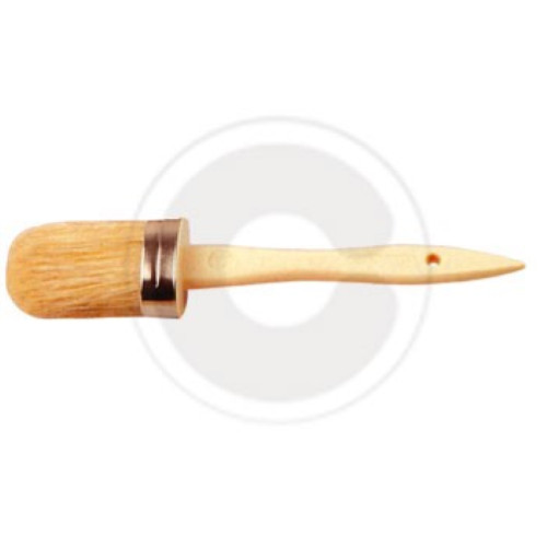 oval S600 brush brush with plastic handle blonde bristle n 2