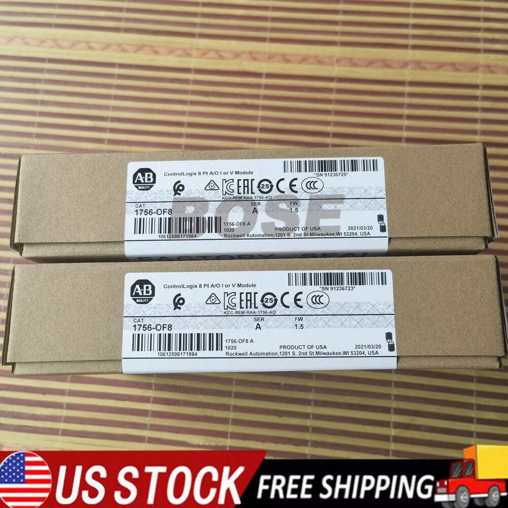 New Factory Sealed AB 1756-OF8 SER A ControlLogix PLC Output Module