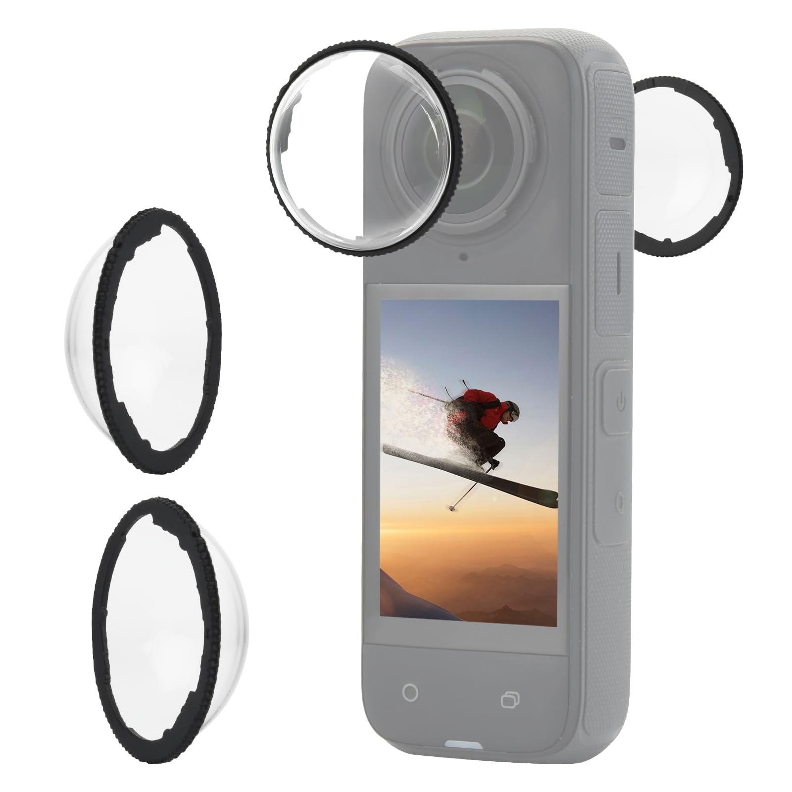 X4 Premium Lens Guards for Insta 360 X4, Anti-Scratch 9H Hardness