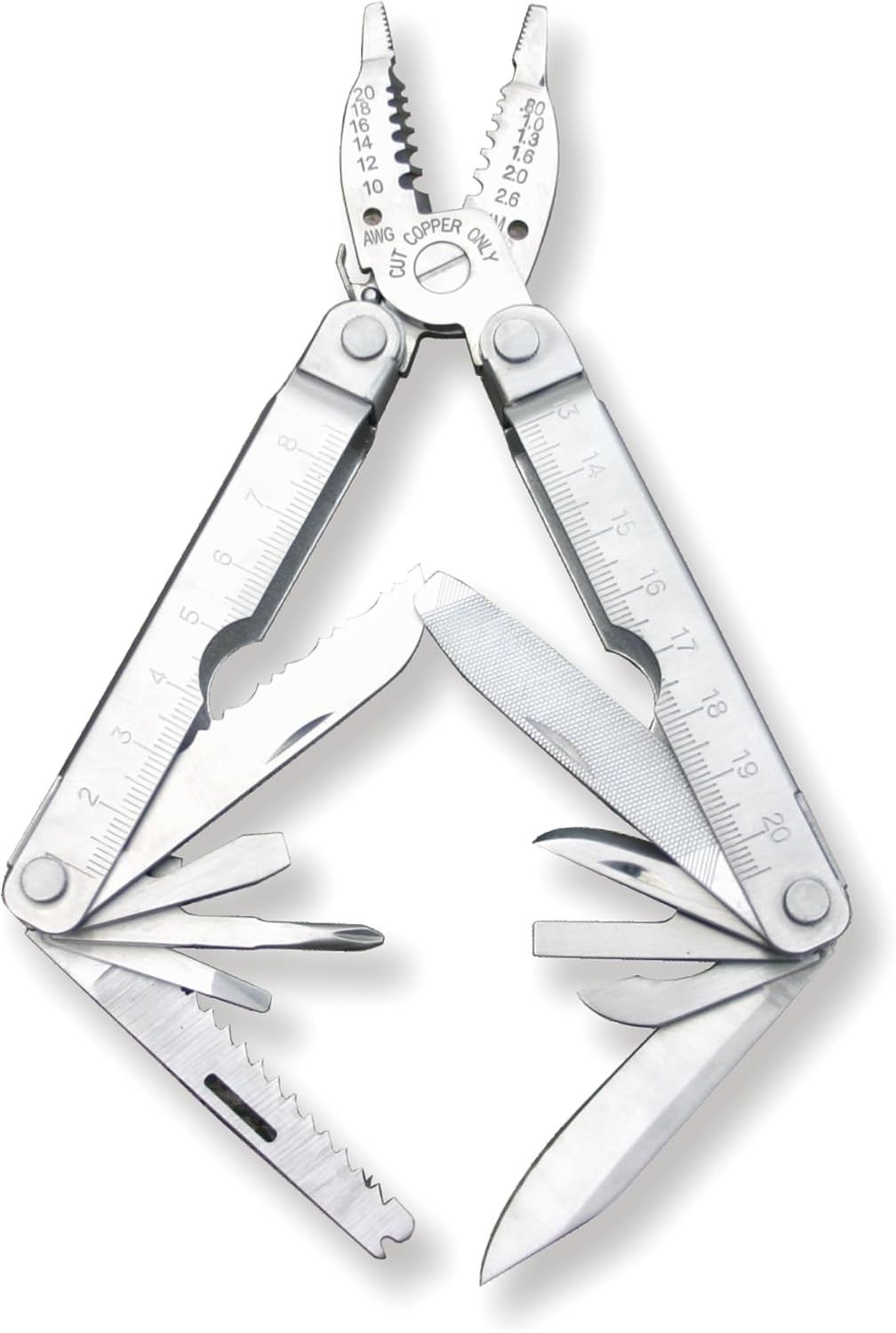 Plb024 Stainless Steel Multi-Function Plier. 24 Functions With Saw